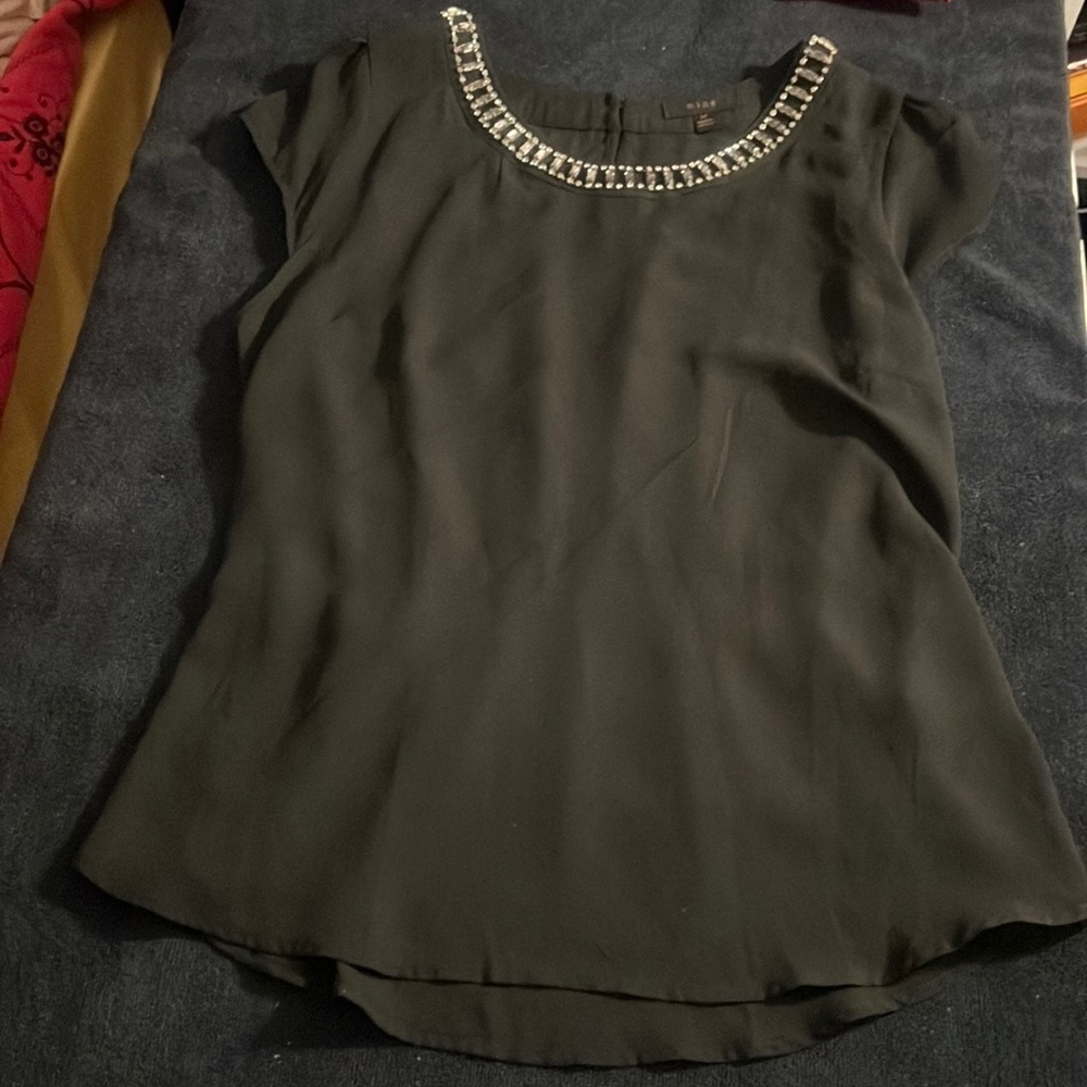 Black jeweled top!